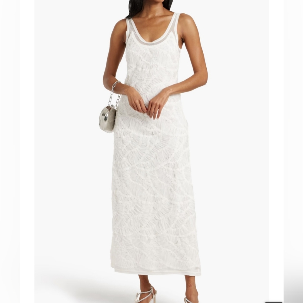 Jonathan Simkhai textured midi dress